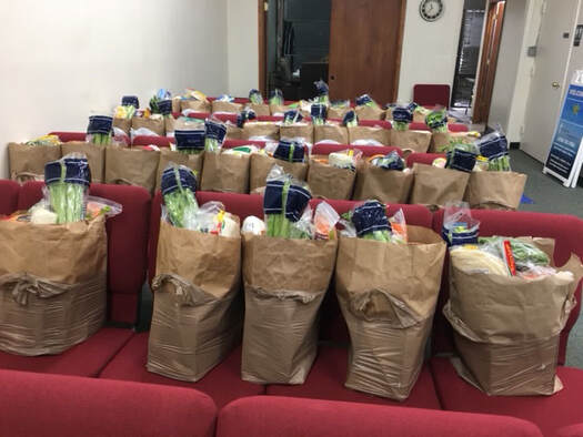 grocery food bags for charity